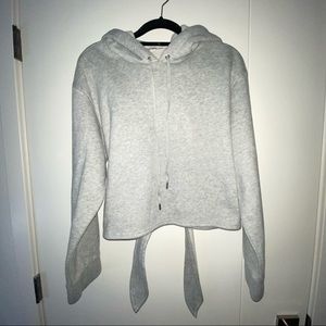 tie back hoodie